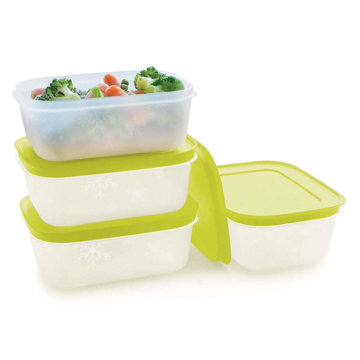 Tupperware® Freezer Mates® PLUS Small Shallow | 4-Piece Container Set