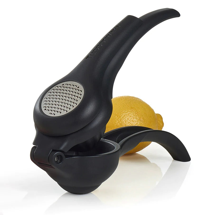 Tupperware® Zest ’N Press® Gadget | Hand-Held Citrus Squeezer & Zester