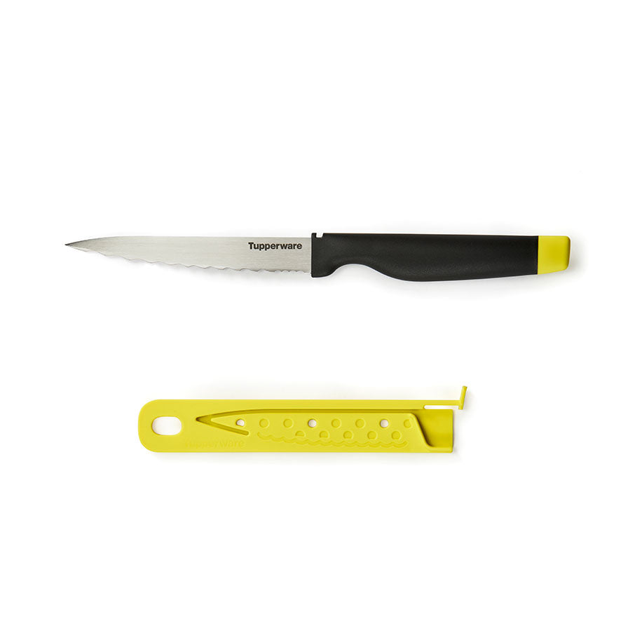 Tupperware® Amazing Series Serrated Utility Knife & Locking Sheath