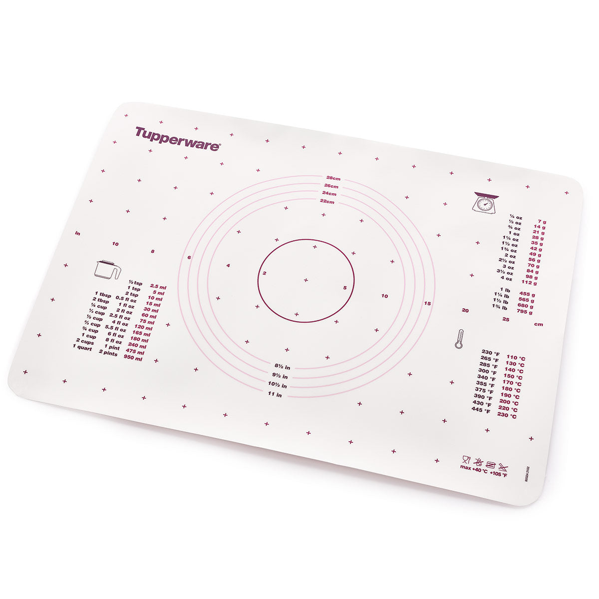 Tupperware® Pastry Sheet | Non-Slip Mat With Measuring Guides