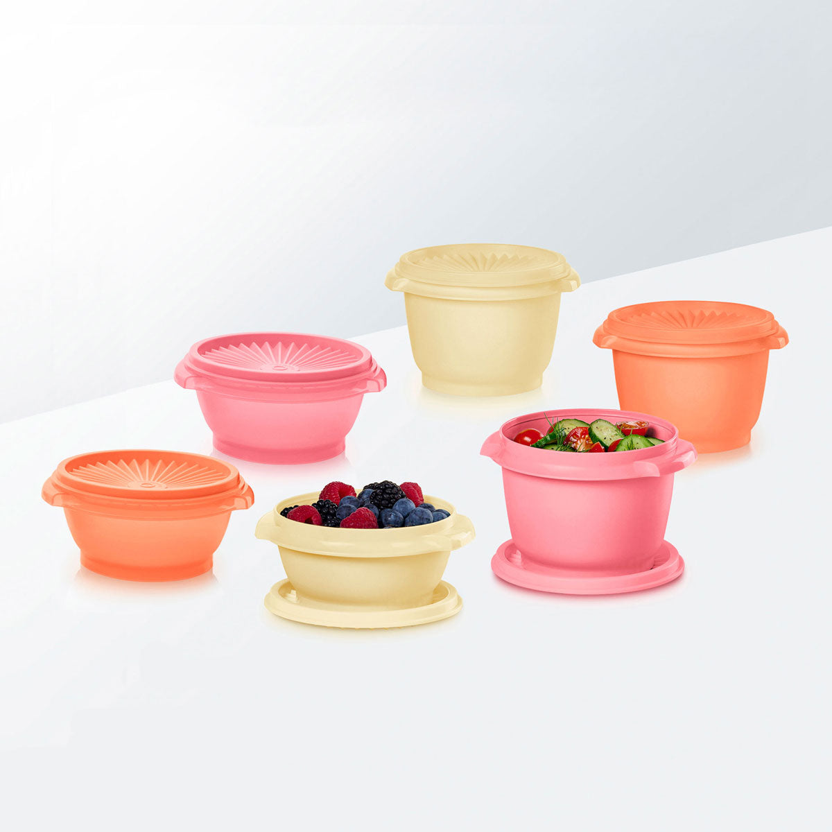 Servalier® Mini Bowl | 6-piece Set (Soft Silk, Cornish Dairy, Cosy Rosy)
