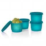 Tupperware® Snack Cups | Stackable Liquid-Tight Containers | 4 Oz / 120 Ml | Set of 4