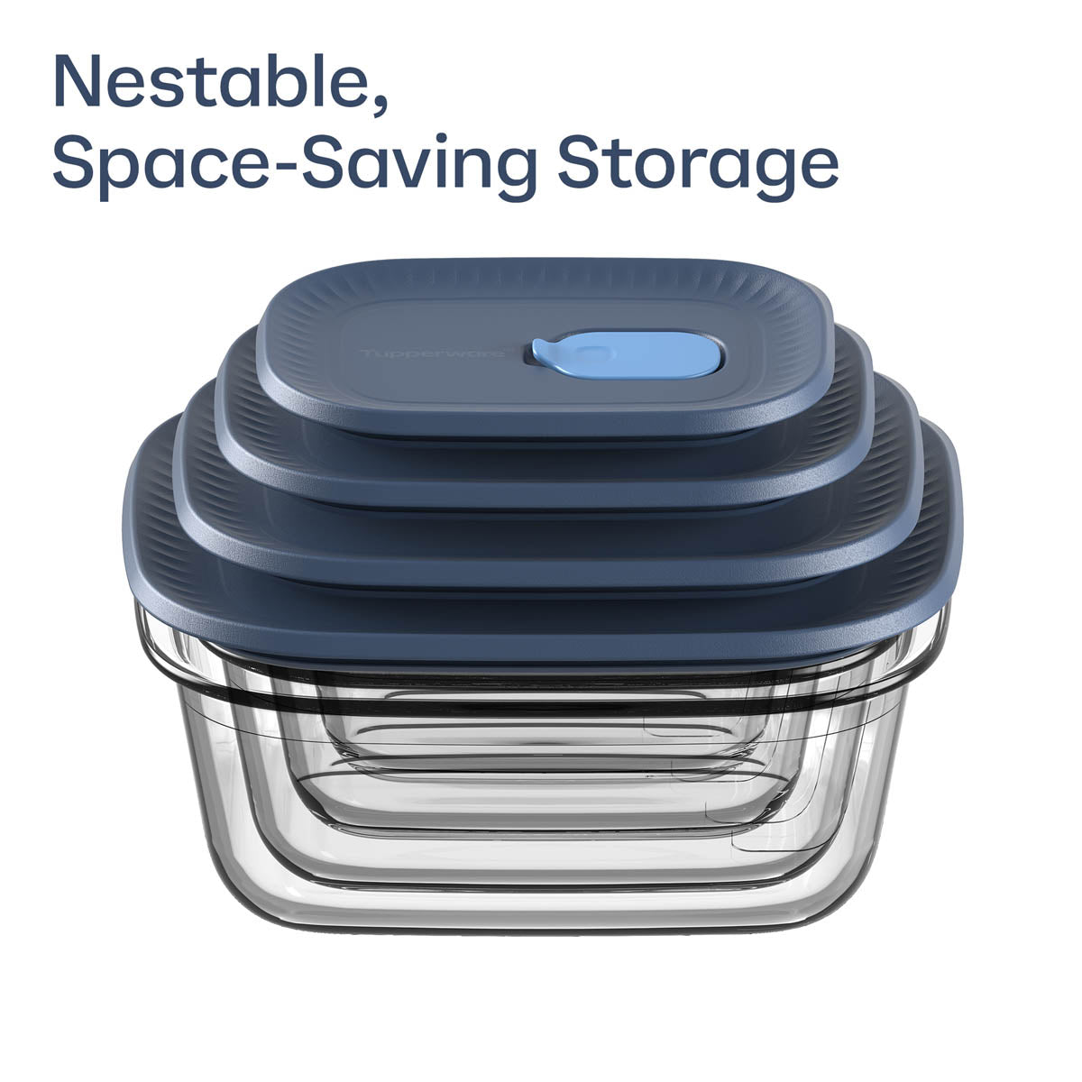 Tupperware Voila™ Glass Food Storage Container | Rectangular Mini