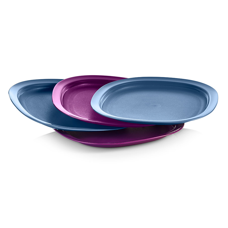 Microwave Reheatable Luncheon Plates
