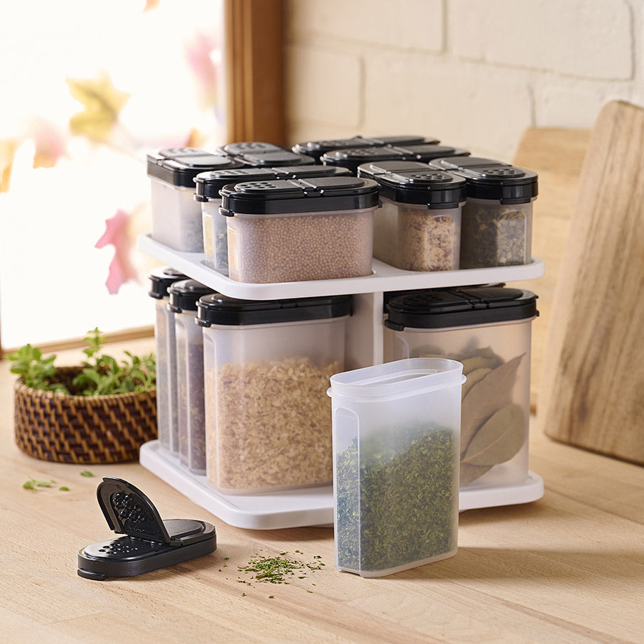 Tupperware® Spice Carousel Set | 17-pc with Small and Large Shakers